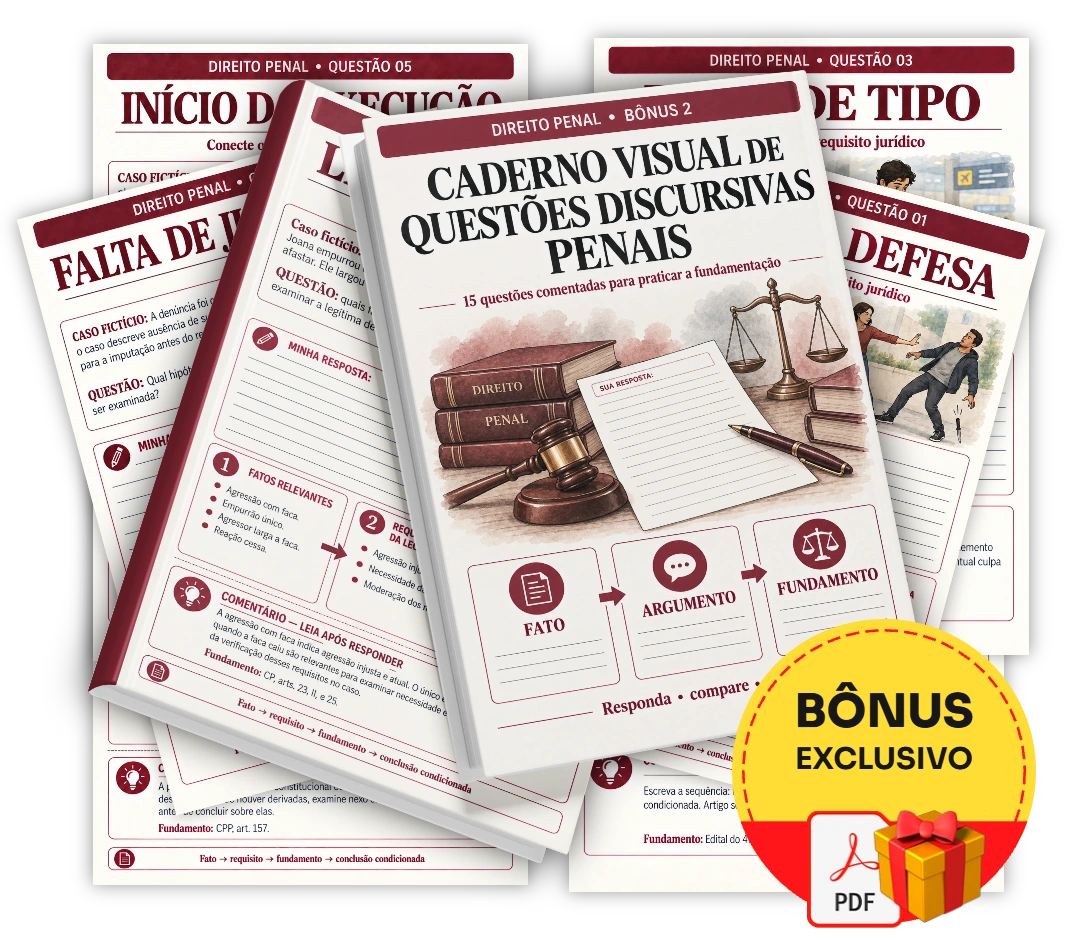Caderno Visual de Questões Discursivas Penais